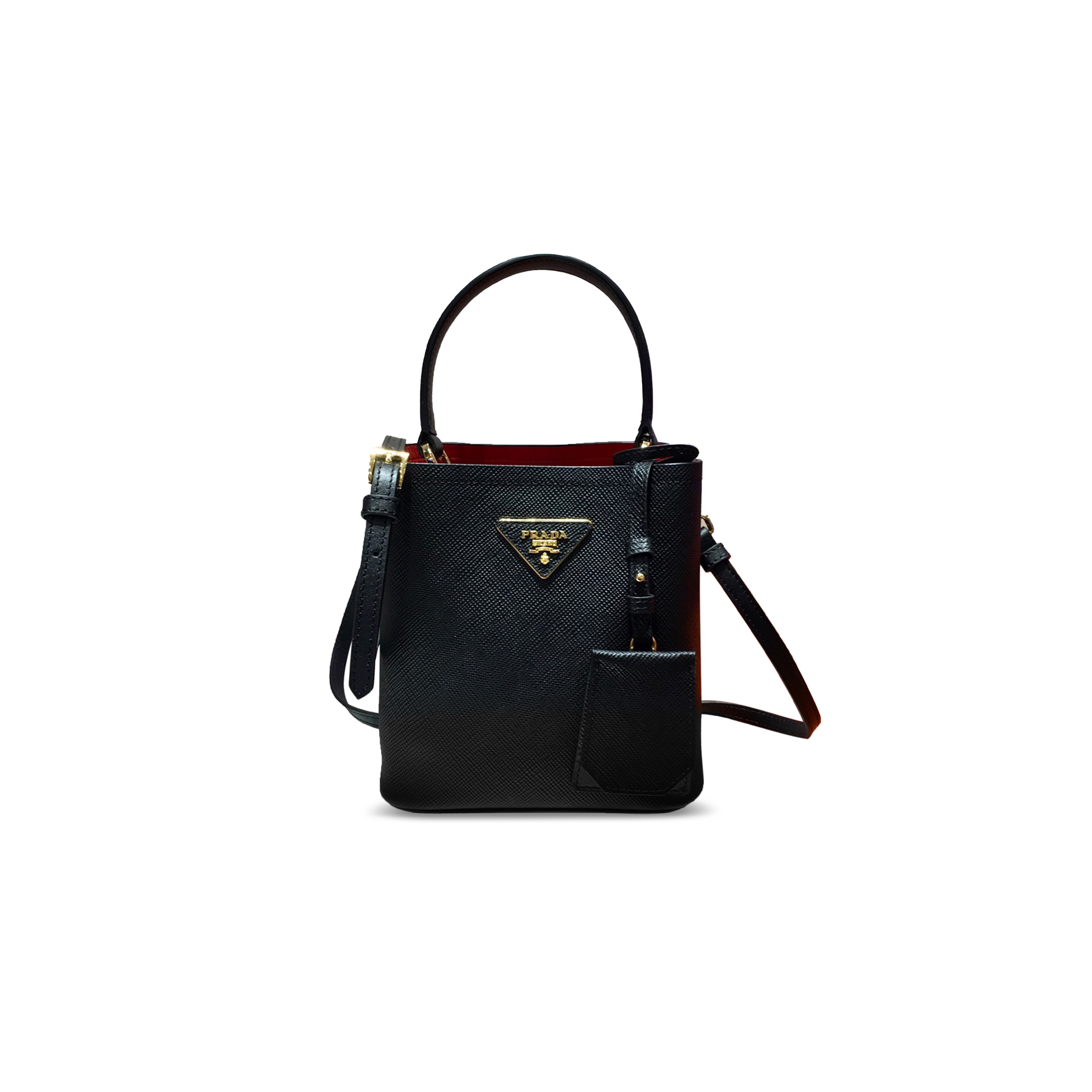 PRADA SAFFIANO SMALL PANIER BUCKET BAG 1BA217 (18*17*10.5cm)